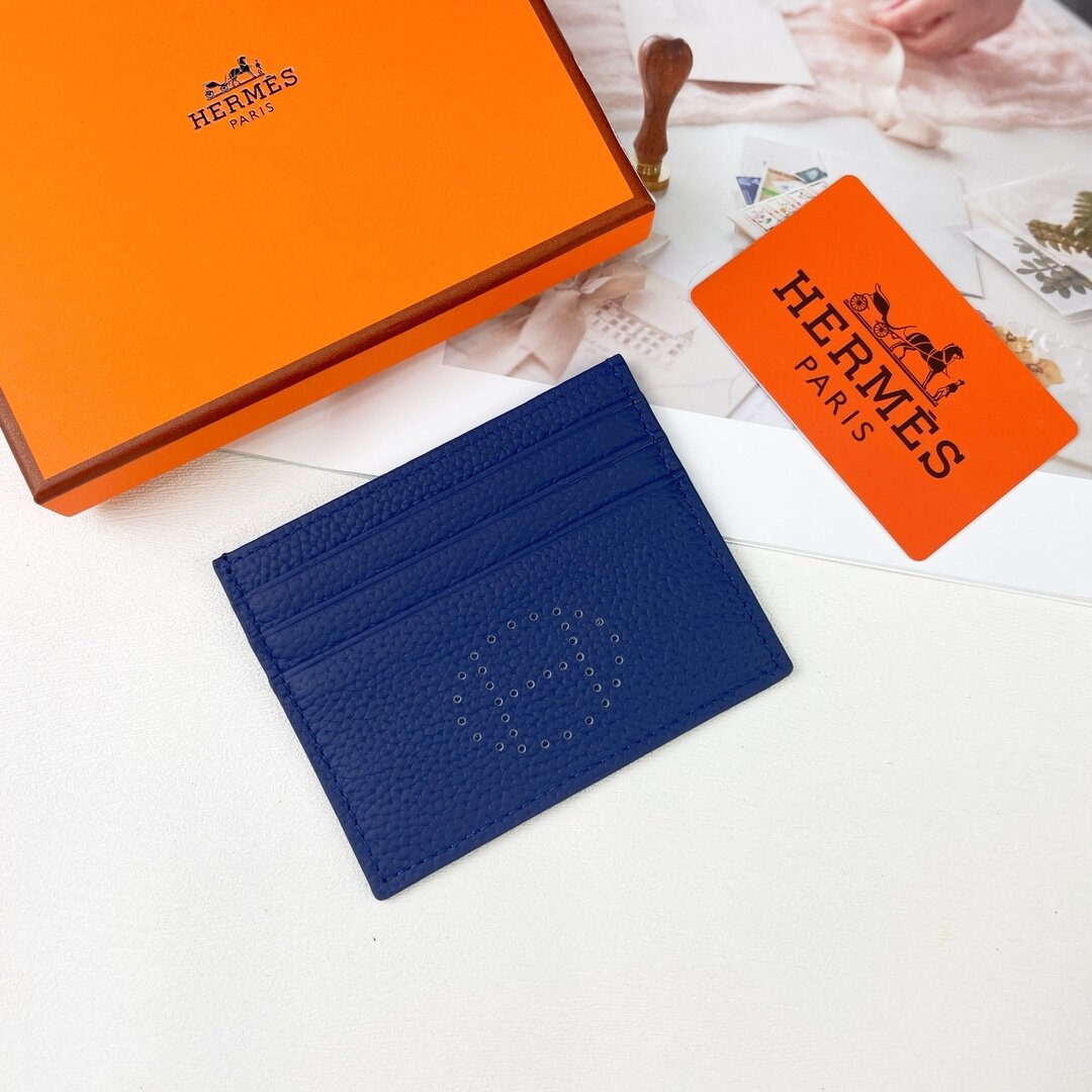 HERMES 218 Barenia Faubourg 11.9cm 8.3cm 5